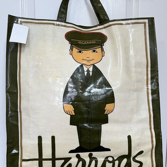 Vintage Harrods Concierge Tote Bag - Picture 5 of 5